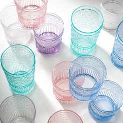 Claro Acrylic Highball & Double Old Fashion, Set of 12