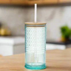 Claro Acrylic Seafoam Travel Tumbler, Set of 4