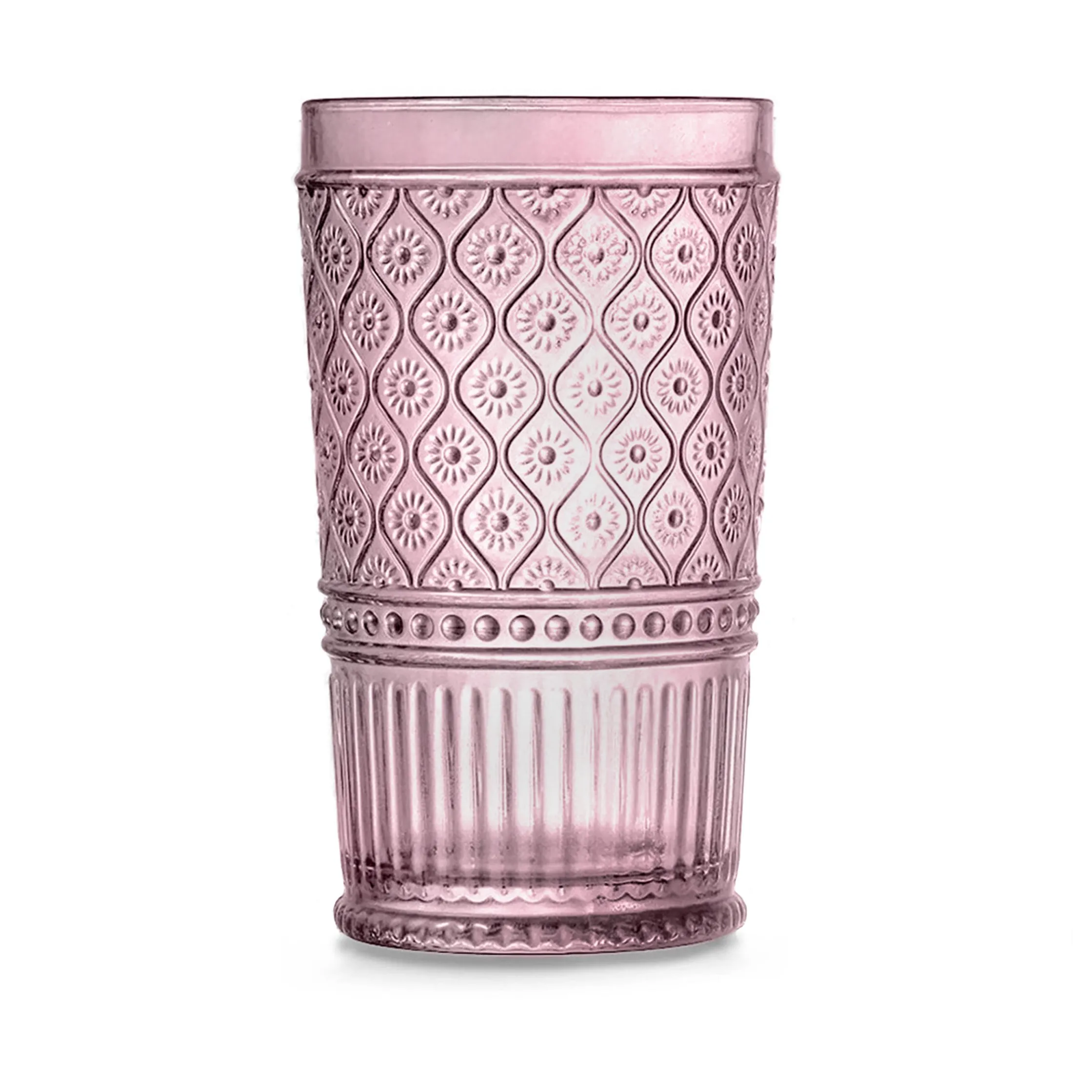 Claro Pink Highball, Set of 4