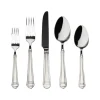 Crete Sandblast Mirrored 18/0 Stainless Steel 20 Piece Flatware Set, Service For 4