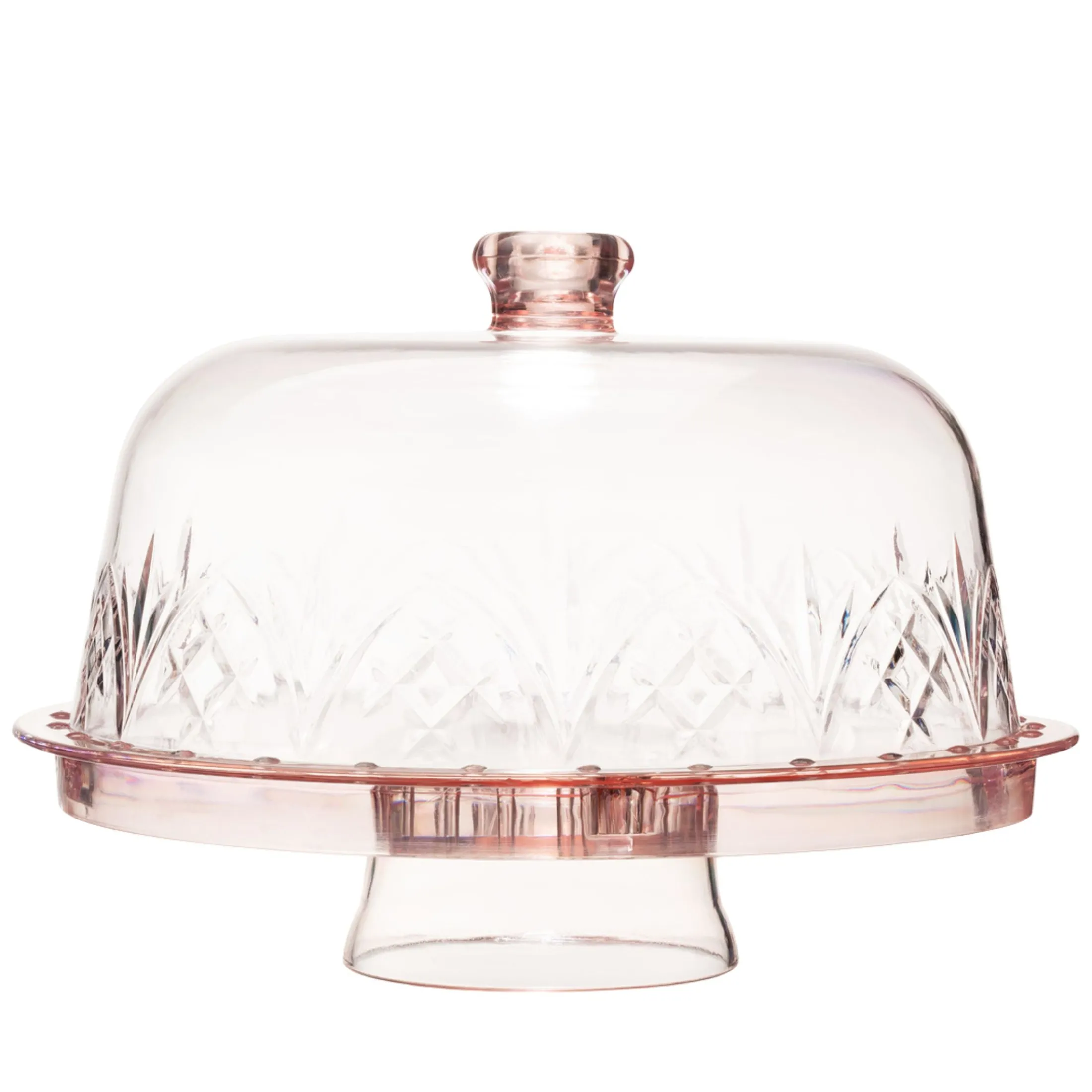 Dublin Blush Acrylic 6 In 1 Cake Dome