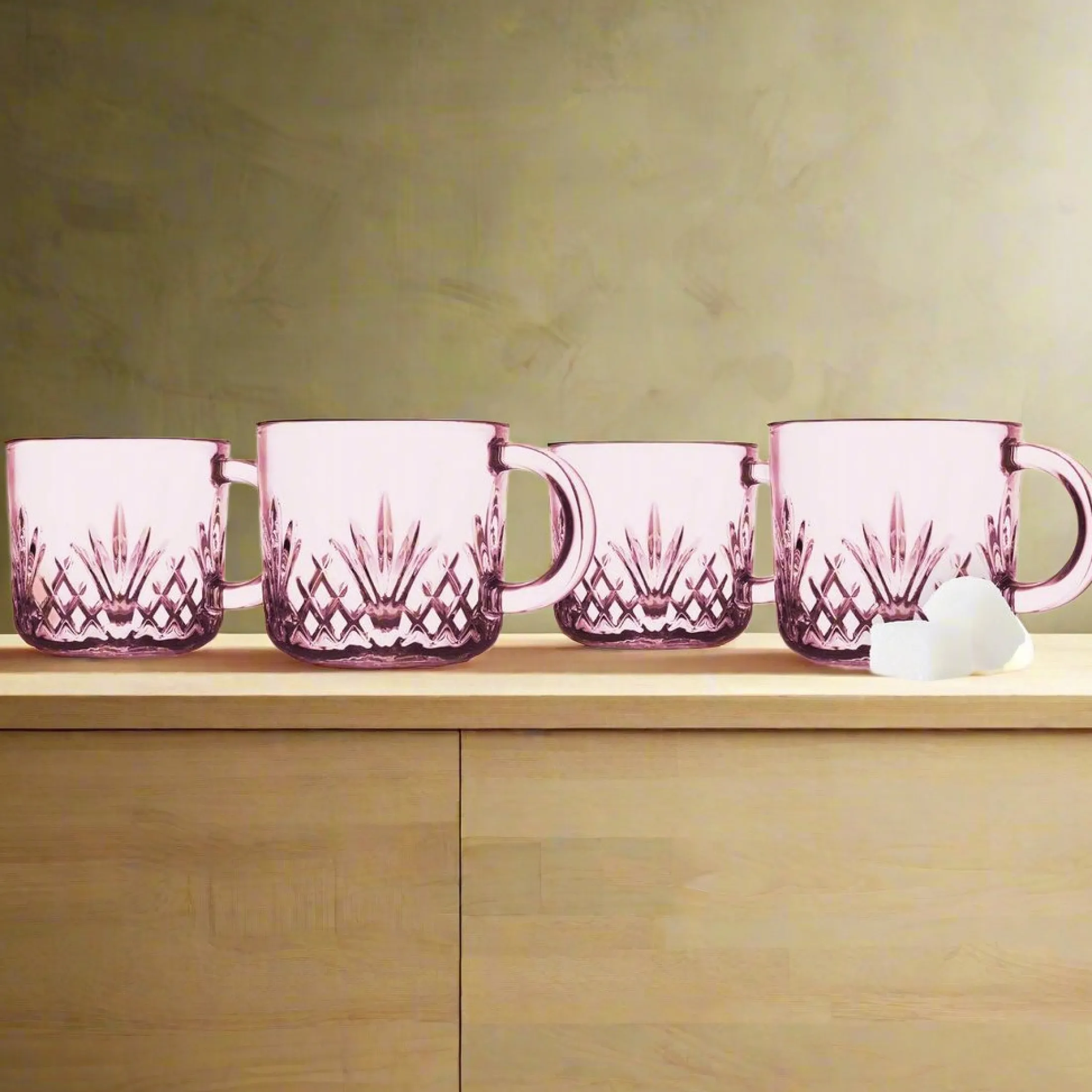 Dublin Blush Espresso Mug, Set of 4