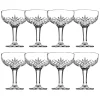 Dublin Crystal Champagne Coupe, Set of 8
