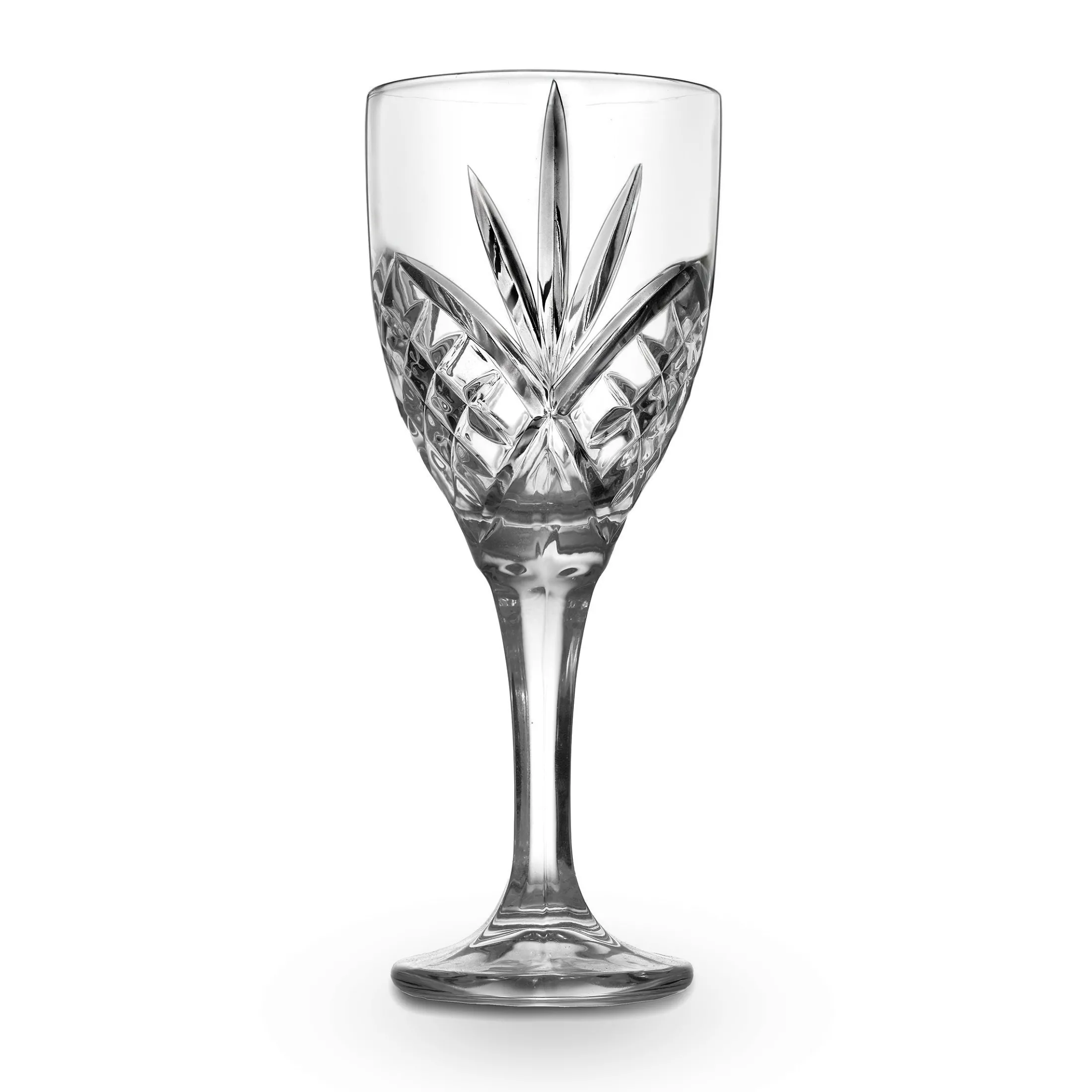 Dublin Crystal 12 Piece Double Old Fashion, Goblet, & Highball Glassware Set