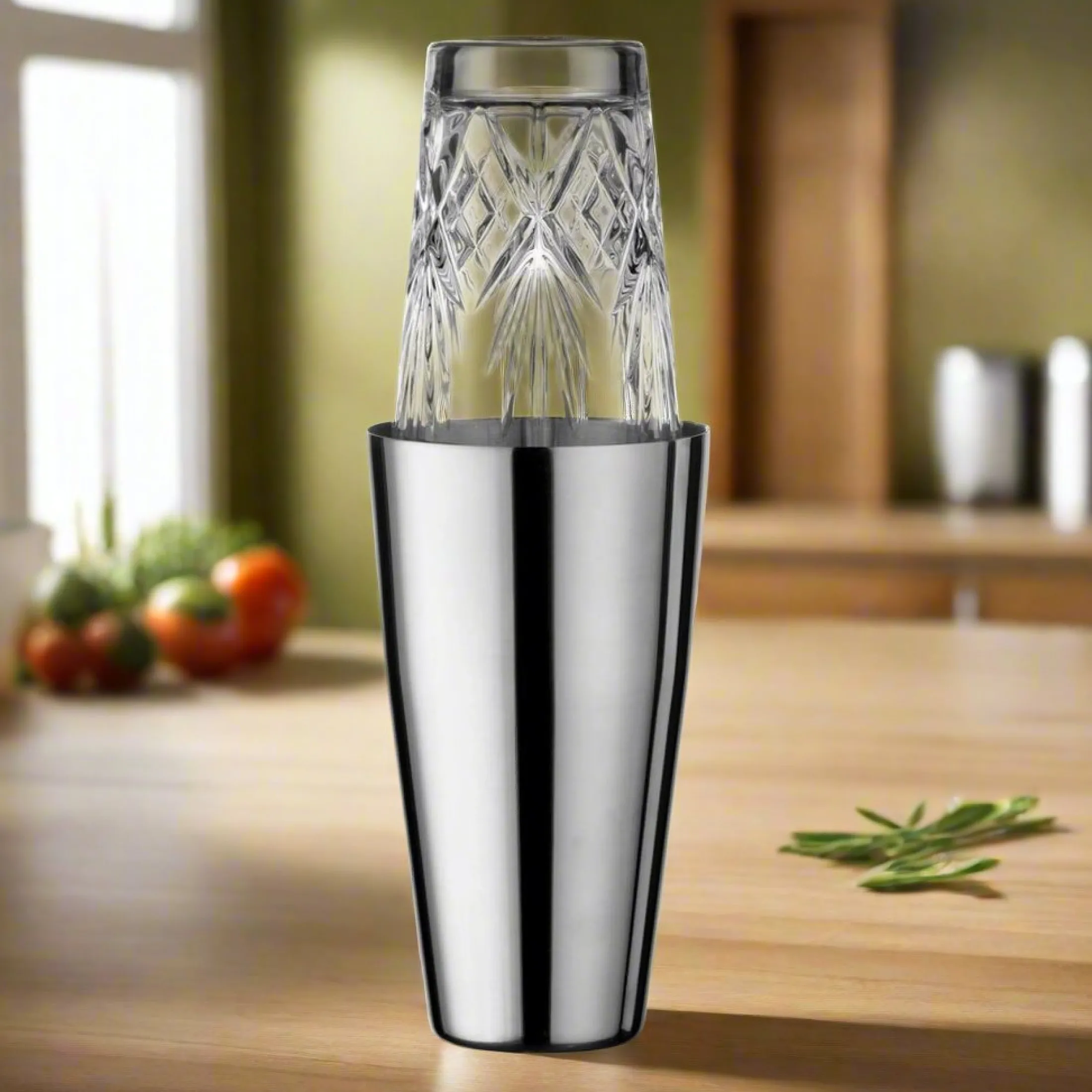 Dublin Crystal Boston Cocktail Shaker