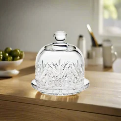 Dublin Crystal Butter Dome Set