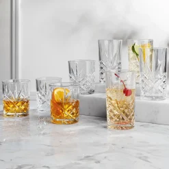 Dublin Crystal Double Old Fashion, Set of 4