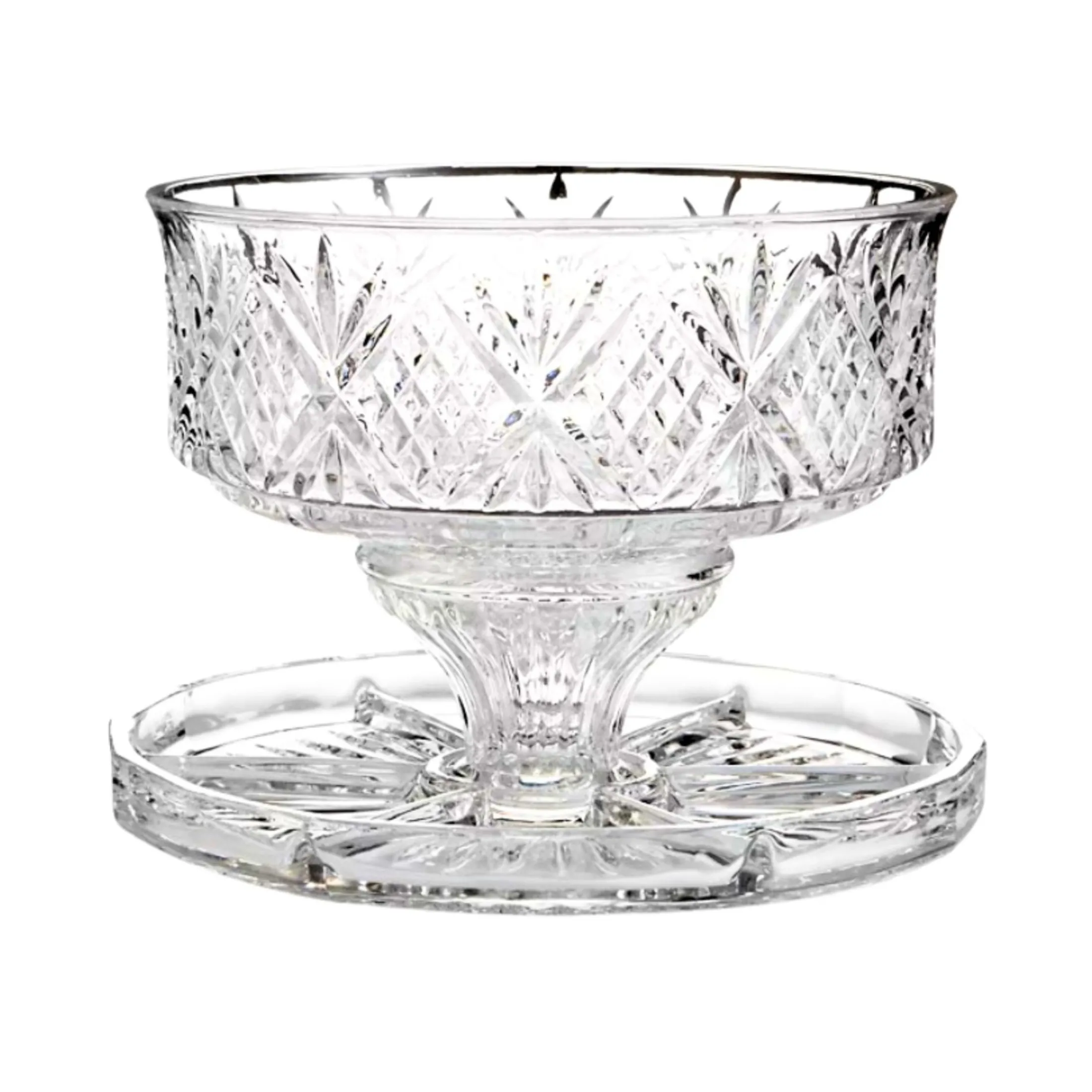 Dublin Crystal Footed Cake Dome