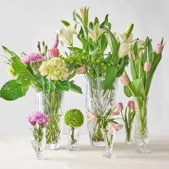 Dublin Crystal Large Scalloped Vase