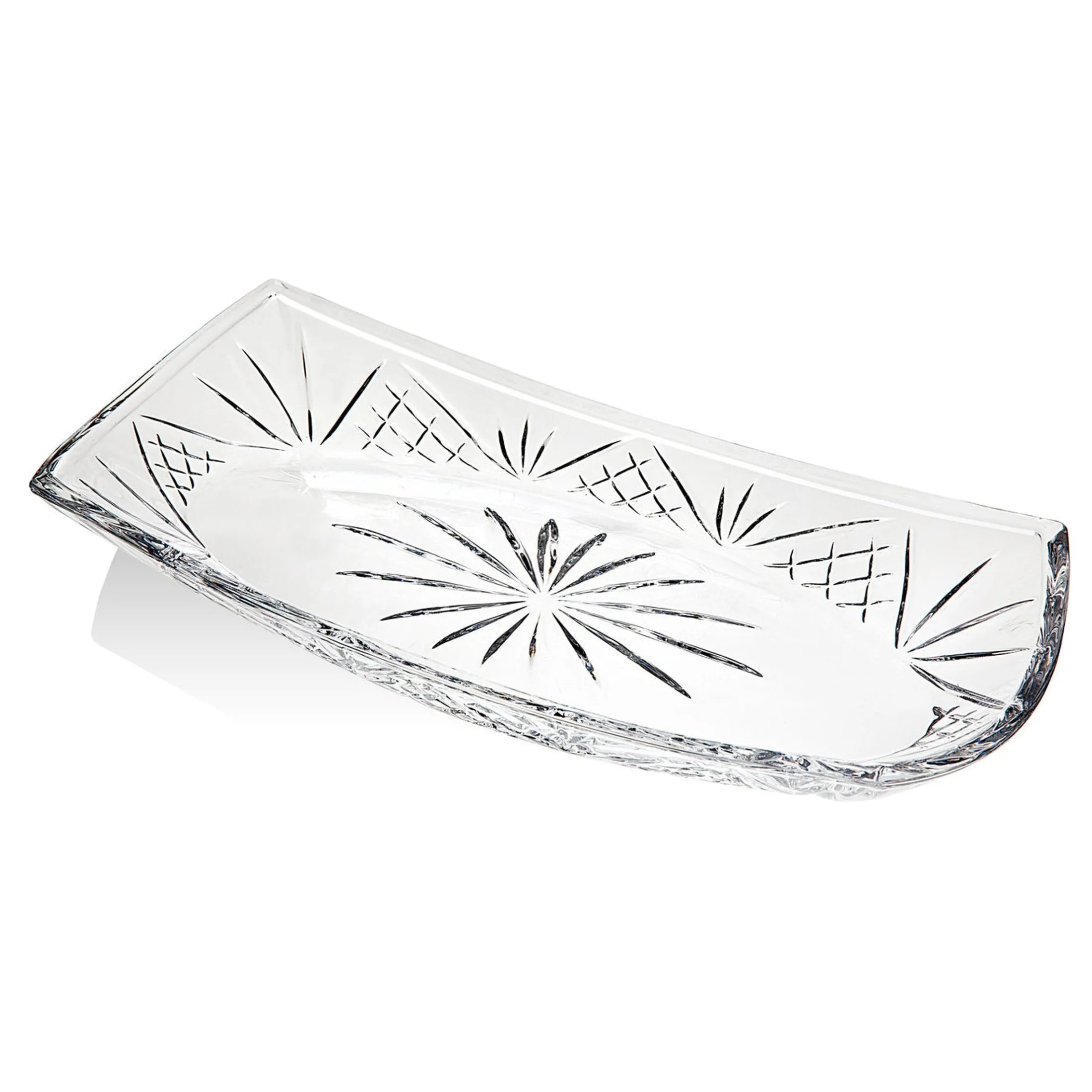 Dublin Crystal Oval Serving Bowl