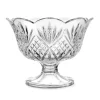 Dublin Crystal Scalloped Footed Trifle Bowl