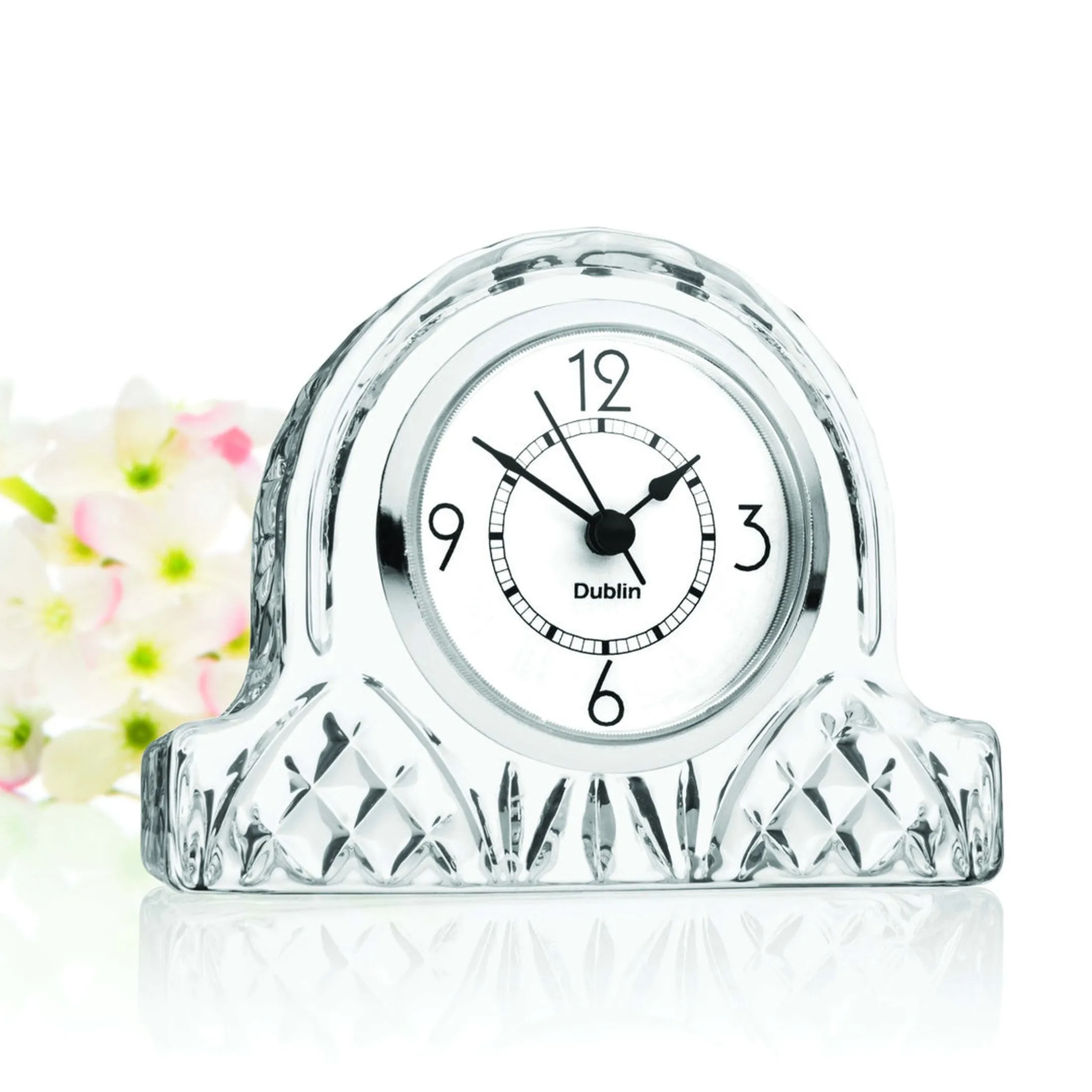 Dublin Crystal Small Mantle Clock