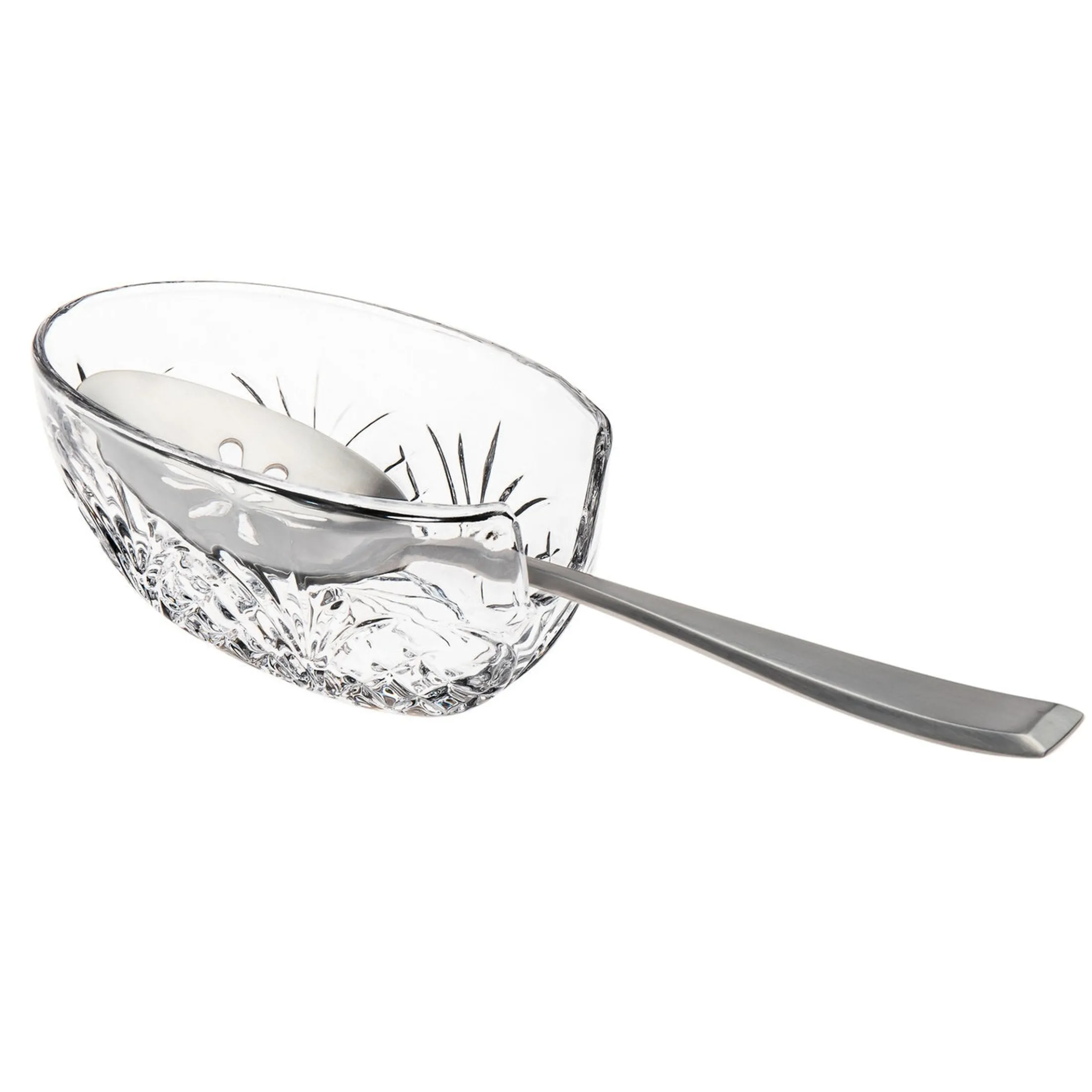 Dublin Crystal Spoon Rest Caddy