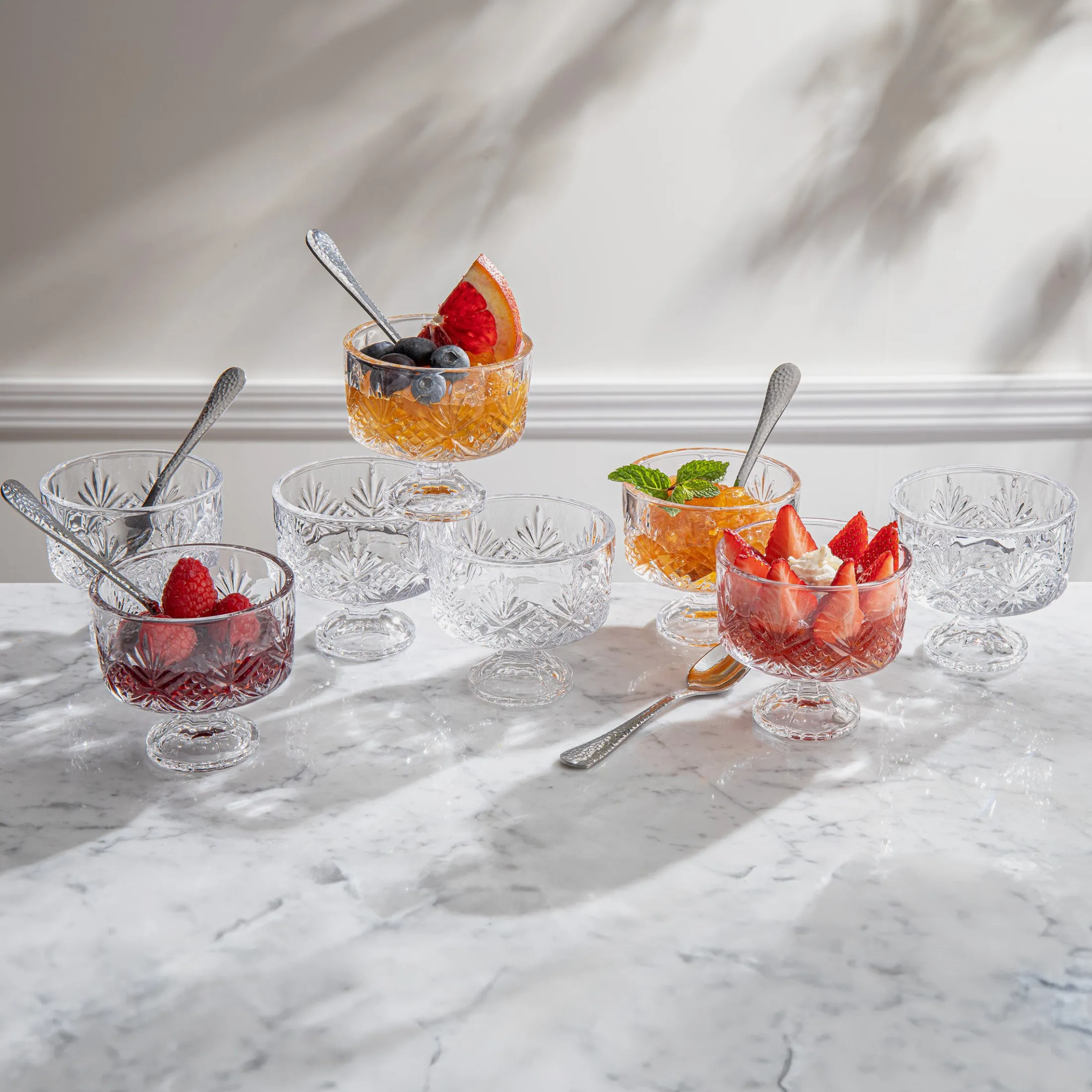 Dublin Crystal Tasters Trifle 16 Piece Set
