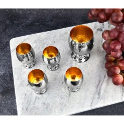 Grape Hammered Shot Glass, Set of 6
