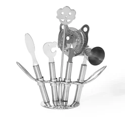 Hammered 9 Piece Bar Tool Set