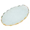 Harper Gold Edge Oval Serving Platter
