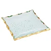 Harper Gold Edge Square Dessert Plates, Set of 4