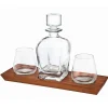 Hudson 4 Piece Whiskey Decanter Set