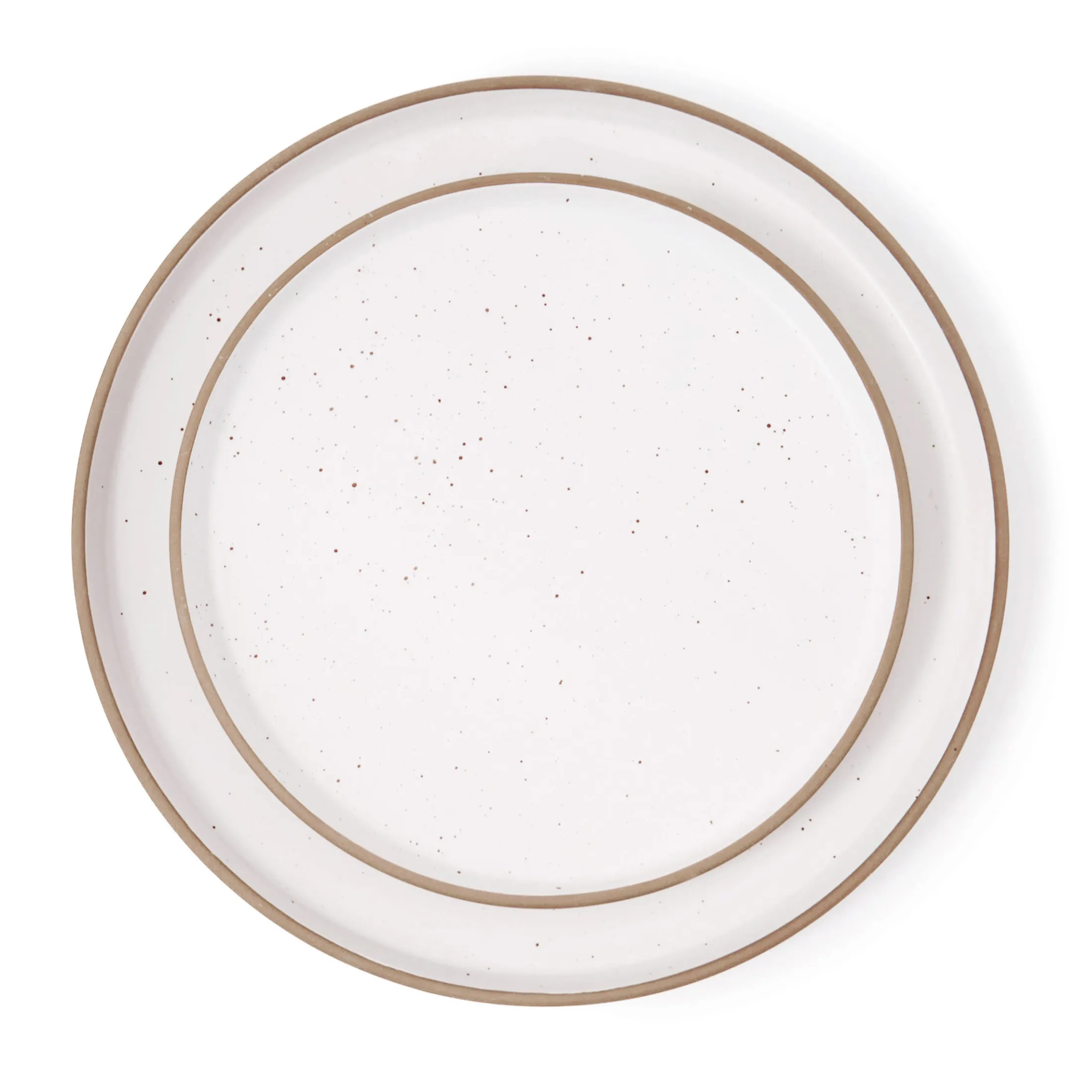 Inwood White Speckled Stoneware 12 Piece Dinnerware Set, Service for 4
