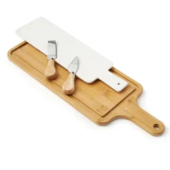 Jumelle Double Cheese Board Set with Cheese Knife