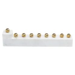 L Marble Menorah