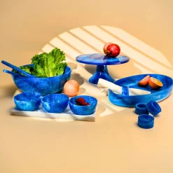Lucente Blue Resin Salad Bowl