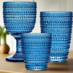 Lumina Blue Highball, Set of 4