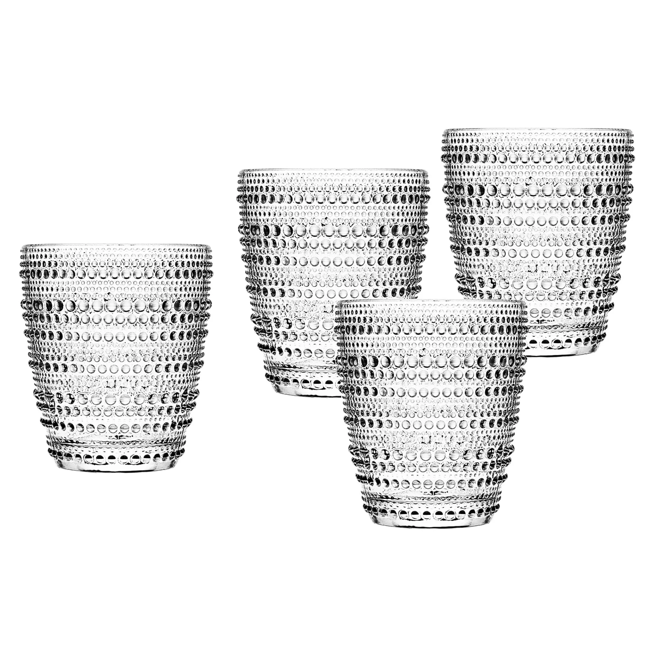 Lumina Clear Double Old Fashion, Set of 4