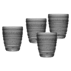 Lumina Smoke Double Old Fashion, Set of 4