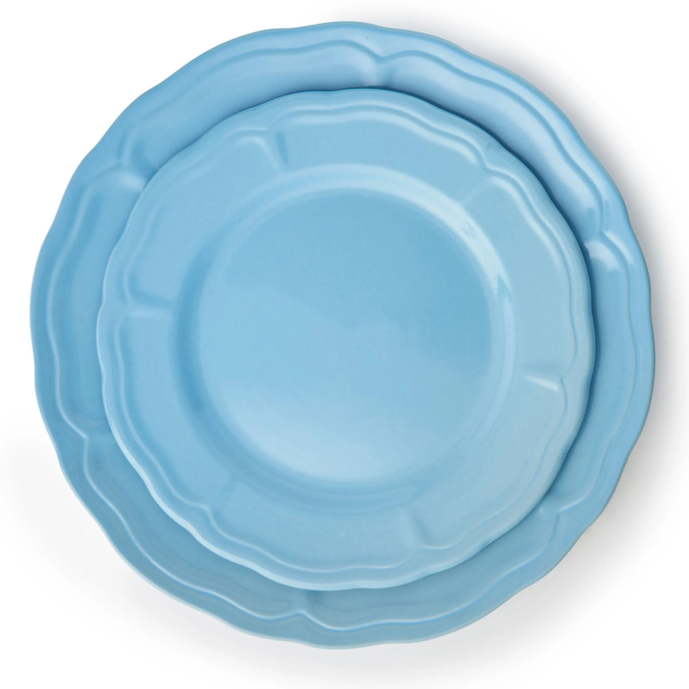 Madison Blue Stoneware 12 Piece Dinnerware Set, Service for 4