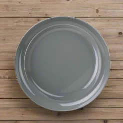 Marbella Grey Stacking Melamine Dinner Plate, Set of 4