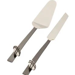 Midnight Pebble Cake Server Set