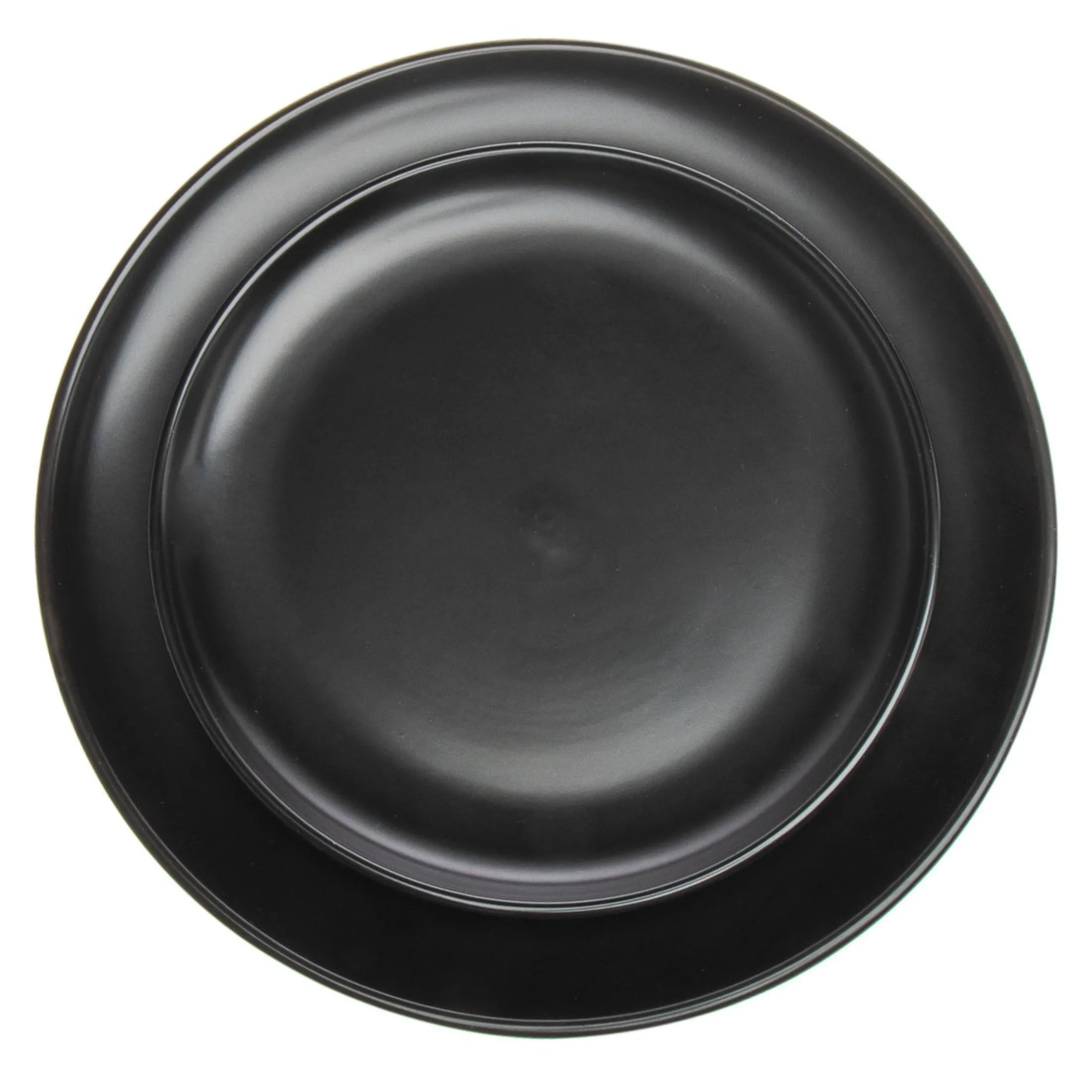 Noire Stoneware 16 Piece Dinnerware Set, Service For 4
