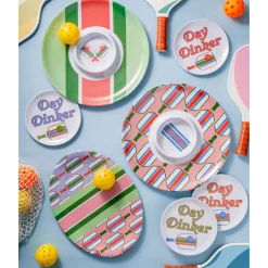 Pickle Ball Melamine Chip-n-Dip