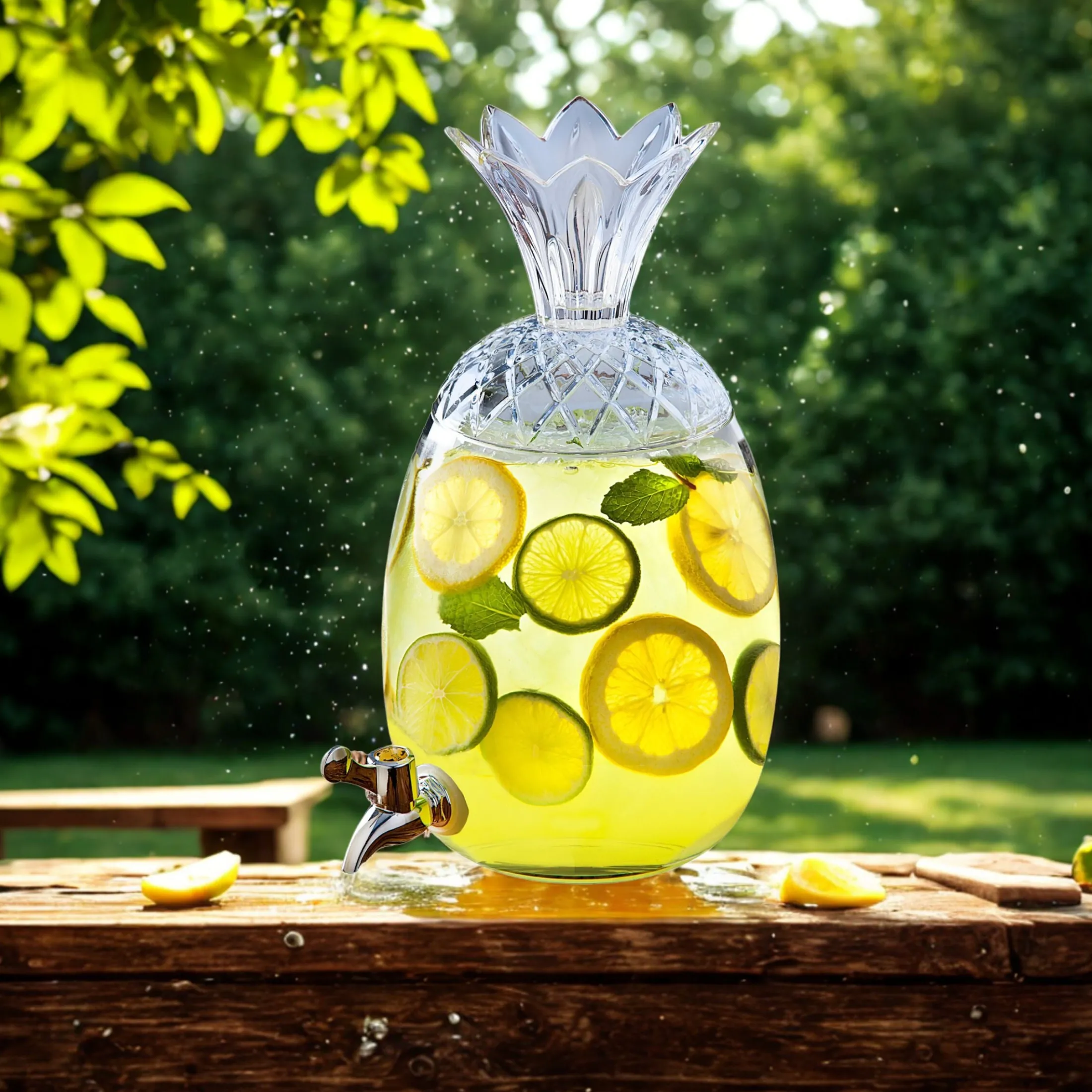 Pineapple Beverage Dispenser