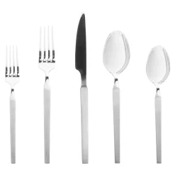 Podium Satin 18/10 Stainless Steel 20 Piece Flatware Set, Service For 4