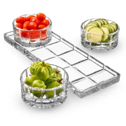 Radius 4 Piece Appetizer Server