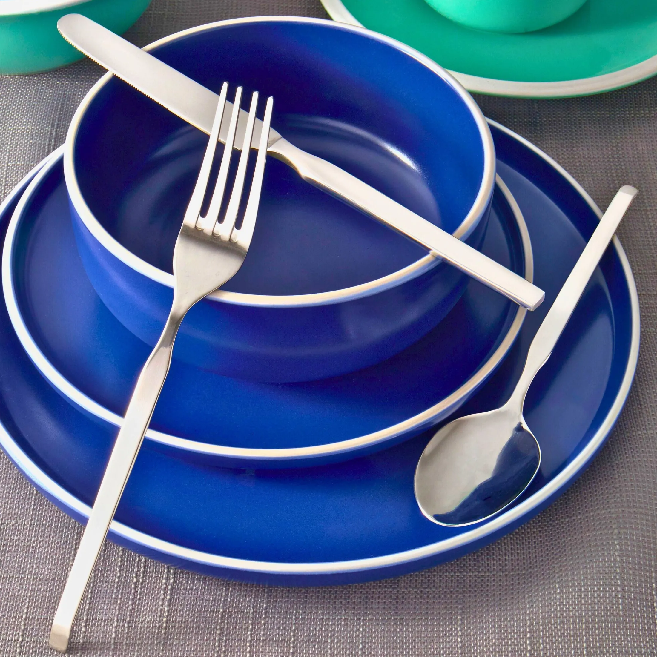Ramp Mirrored 18/0 Stainless Steel 20 Piece Flatware Set, Service For 4