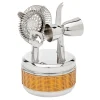 Rattan Stainless Steel 5 Piece Bar Tools