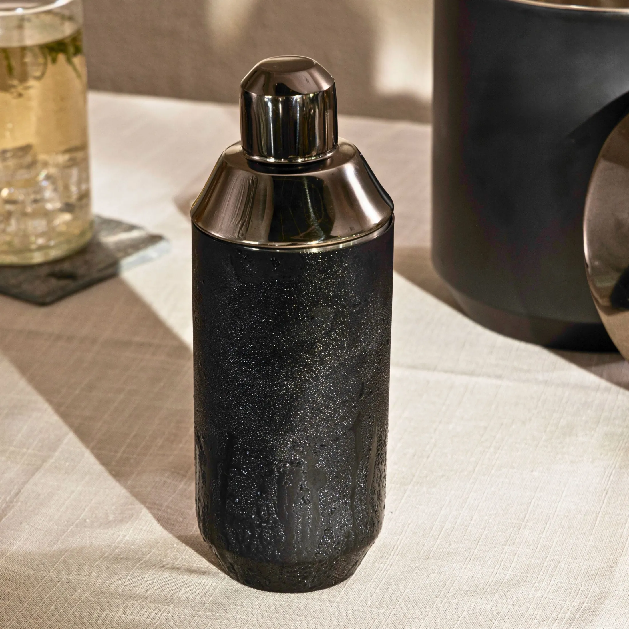 Raven Matte Black Double Walled Ice Bucket