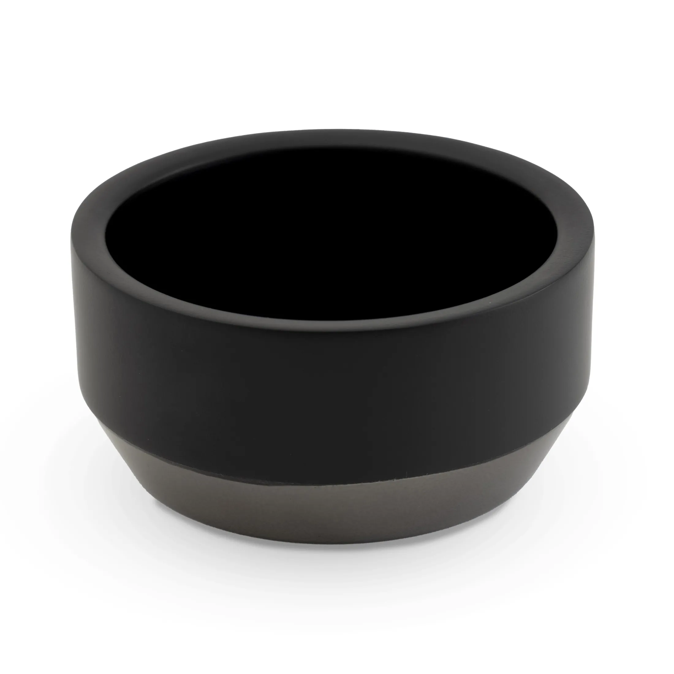 Raven Matte Black Double Walled Wine Coaster