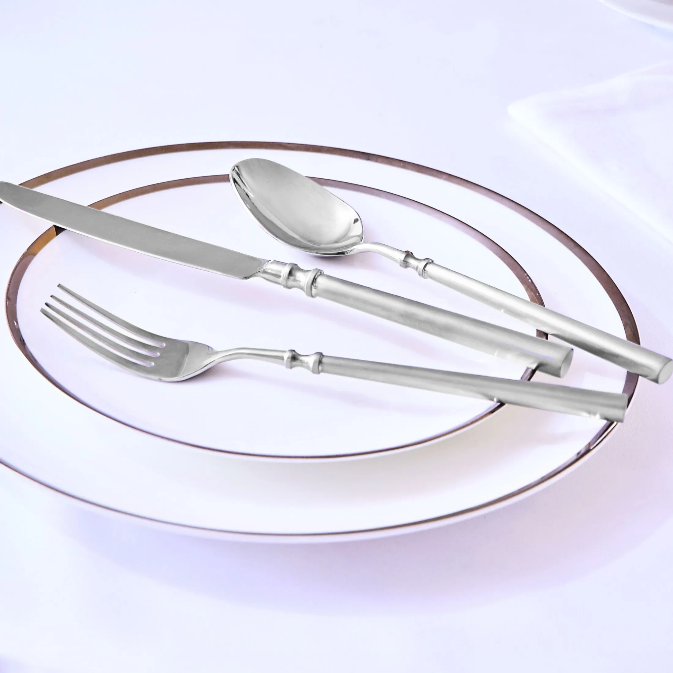 Regal Matte Handle 18/10 Stainless Steel 20 Piece Flatware Set, Service For 4