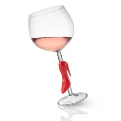 Runway Red High Heel Goblet