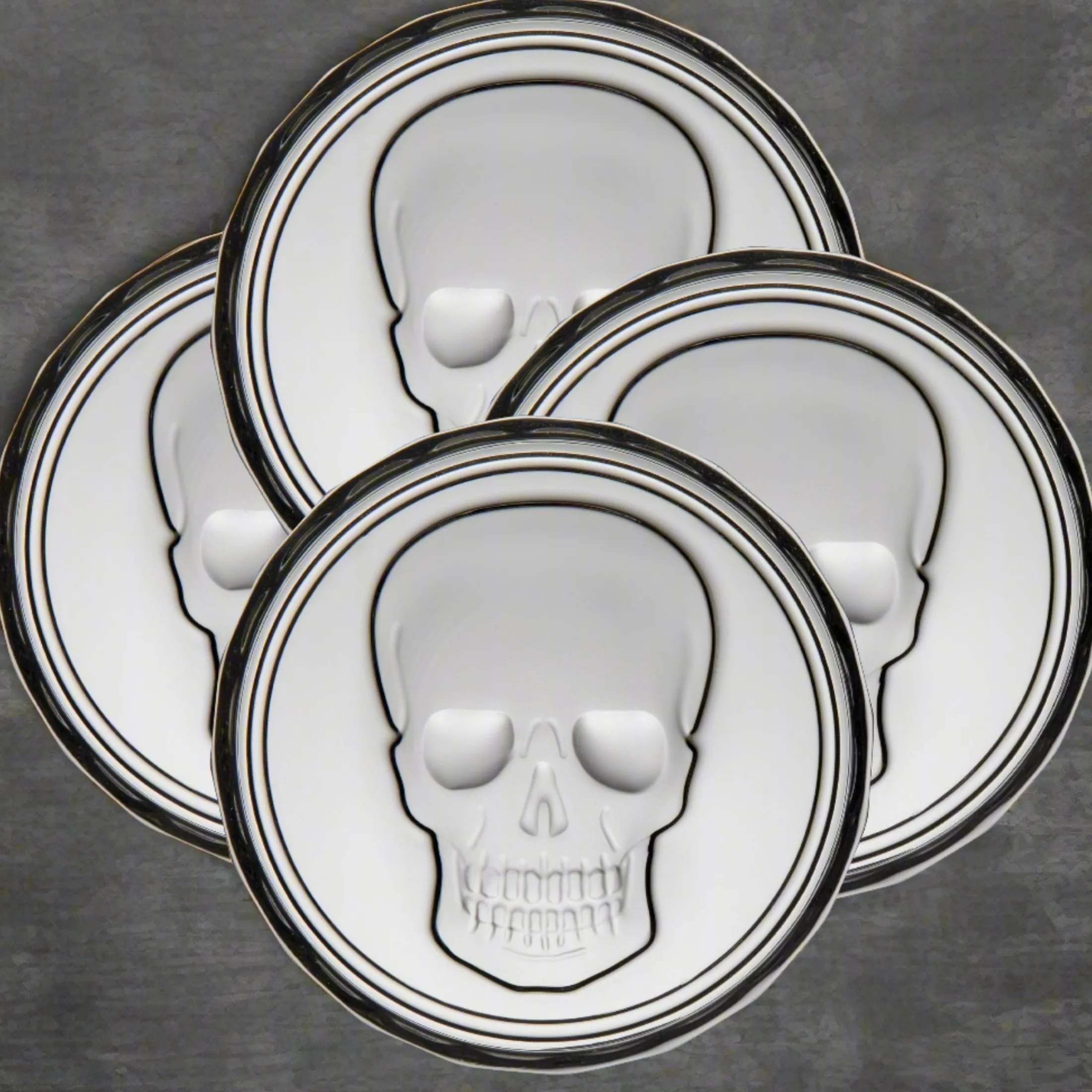 Skull Stackable Coaster Set