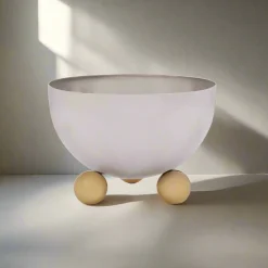Temari Footed Nut Bowl