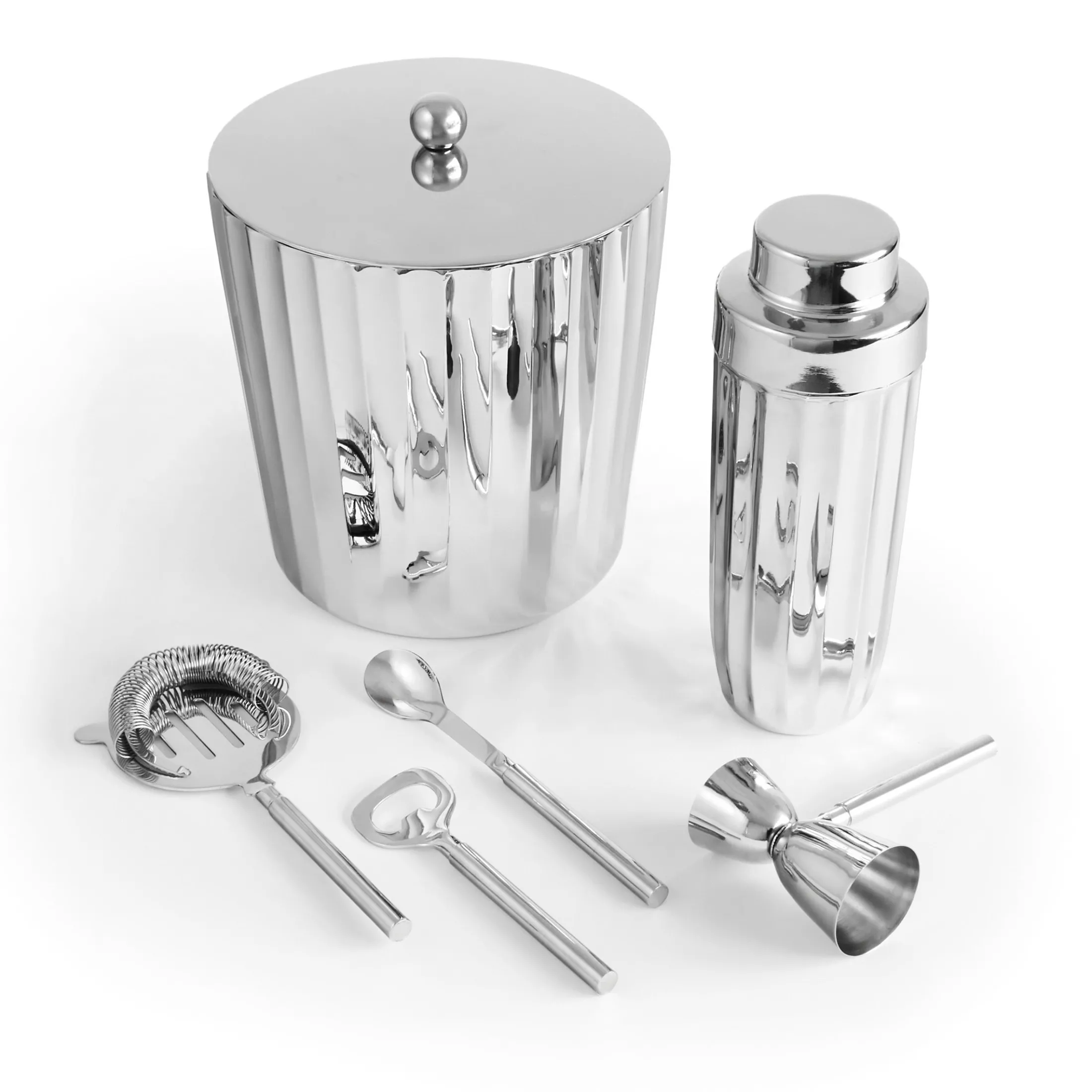 Waves Stainless Steel Bar Tool Set