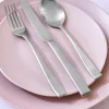 Wayland Matte 18/10 Stainless Steel 45 Piece Flatware Set, Service For 8